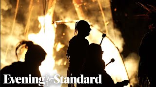 Beltane Celtic festival marks summer with fire [upl. by Bodi585]