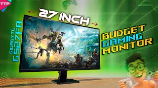 Gigabyte GS27FA 27quot Gaming Monitor Overview [upl. by Omik991]