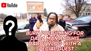 Burn Poe Filming Dada Man And His Daddy Episode With A Special Guest Vlog 14 [upl. by Northway]