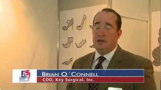 MEDICA 2010  Interview Brian O Connell COO Key Surgical [upl. by Anayad]