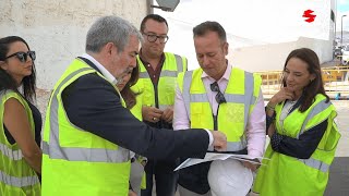 Fernando Clavijo acude a las obras de la nueva infraestructura hidráulica de Puerto del Rosario [upl. by Reeta]