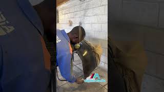 Accident car full repair pain job panel beating and buffing [upl. by Eycats434]