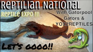 Raas Reptiles at Reptilian Nation Expo with Gatorpool Gators amp YOX2REPTILES [upl. by Reivad]