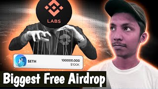 🔥Backed By Binance Lab Airdrop  claim 10K Airdrop  Turns Your 0 into 2000 by farming AirDrop [upl. by Vally959]