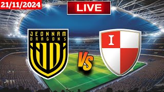 Jeonnam Dragons Vs Busan I Park  Korean  League Live Match Score HD 2024 [upl. by Diahann783]