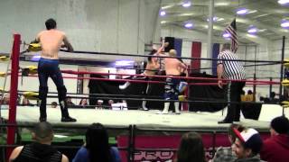 Barrett Brown and Criss Phoenix vs Davey Vega and Mat Fitchett [upl. by Ibbetson]