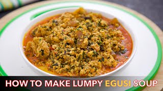 My Favorite Nigerian Egusi Soup Recipe  How to Make Lumpy Egusi Soup  Zeelicious Foods [upl. by Norvell]