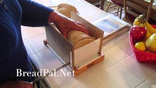 How to Slice Bread With The Bread Pal Bread Slicing Guide [upl. by Mathews621]