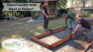 Frame It All Raised Garden Bed  Wood or Plastic [upl. by Alahs]