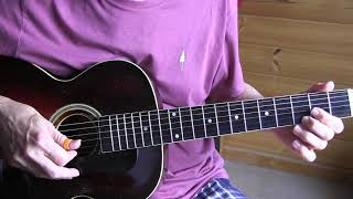 Acoustic Blues Lesson  Country Blues Bass  tipstricks  Free TAB [upl. by Astra]