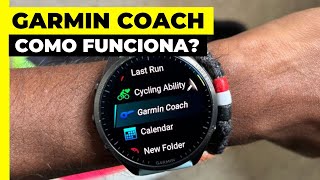 GARMIN COACH Como Funciona Vale a Pena [upl. by Nemzzaj]