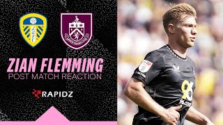 Zian Flemming On Making Clarets Debut  REACTION  Leeds United 01 Burnley [upl. by Eamaj374]