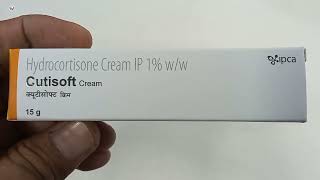 Cutisoft Cream  Hydrocortisone Cream 1  Cutisoft Cream Uses Side effects Benefits Review Hindi [upl. by Sue]