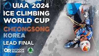 UIAA Ice Climbing World Cup 2024  Cheongsong  LEAD FINALS [upl. by Elsilrac]