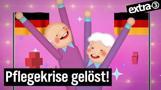 So lösen wir den Pflegenotstand  extra 3  NDR [upl. by Hildie]