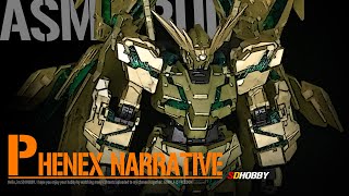 UNICORN GUNDAM 03 PHENEX  NARRATIVE Ver  HGUC  Gundam Build  ASMR  Gundam UC  Gunpla [upl. by Yennek]