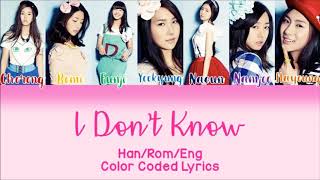 Apink 에이핑크  I dont Know 몰라요 HANROMENG Colored Coded Lyrics [upl. by Odnalref]