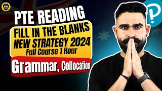 PTE Full Reading Course 1 Hour  Fill in the Blanks Collocation Grammar Rules 2024  SM Academy [upl. by Fanny]