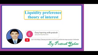 Liquidity preference theory of interest [upl. by Dis]