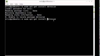 Install ddrescue gddrescue on Ubuntu Linux [upl. by Yarg]