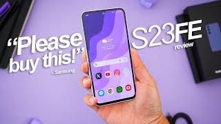 Samsung Is BEGGING You To Buy The S23 FE And I Am Too [upl. by Ahsenik4]