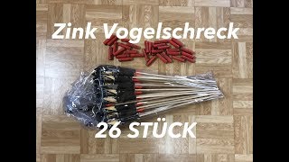 Zink Vogelschreck Raketen  26 Stück  MASSENSTART  Zink Rockets [upl. by Gorman]