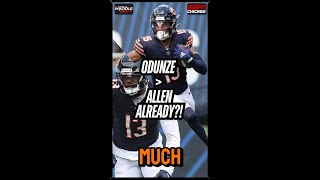 dabears Rome Odunze is impacting the game more than Keenan Allen [upl. by Winter]