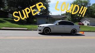 Riding In A BMW 328i Straight Pipe REALLY LOUD🤯 [upl. by Wilkison]