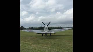 Spitfire MK9 MJ444 Start Up  Headcorn [upl. by Cacka405]