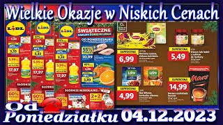 Lidl Nowa Gazetka Promocyjna od Poniedziałku 04122023 Najlepsze Okazje W Niskich Cenach [upl. by Idnis682]