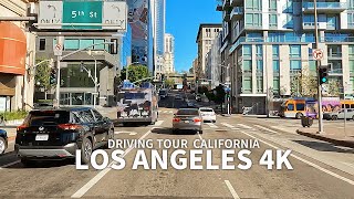 Full Version Driving Los Angeles Wilshire Blvd La Cienega Ave Sunset Strip Downtown California [upl. by Veda]