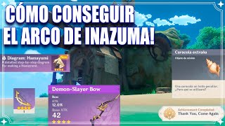 Cómo CONSEGUIR el ARCO de INAZUMA Genshin Impact 20 Inazuma [upl. by Inaboy]