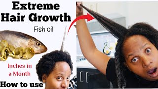 FISH OIL is so UNDERRATED yet it the most POWERFUL OIL EVER Benefits of FISH OIL for hair growth [upl. by Groh]