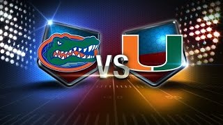 NCAA 25 FLORIDA GATORS VS MIAMI HURRICANES [upl. by Murray928]