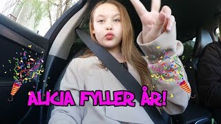 ALICIA FYLLER ÅR amp DULLE FIXAR SIN FADE Hur firar man i rådande pandemi  VLOGG [upl. by Delmar498]