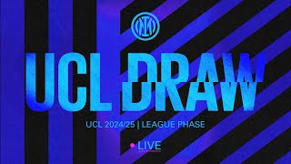 LIVE 202425 CHAMPIONS LEAGUE DRAW ⚫🔵 [upl. by Pry427]