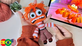 Ansiedad Amigurumi Tutorial🧡  Personajes de Inetensamente Crochet✨ [upl. by Neelasor]