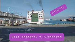 Port Algesiras embarquement pour Tanger Balearia africa morocco link frs [upl. by Cleopatra]