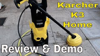 Kärcher K3 Home Pressure Washer Review amp Demonstration [upl. by Buffy]