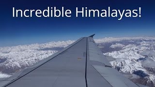 Incredible Views of the Indian Himalayas From a Plane [upl. by Derfla]