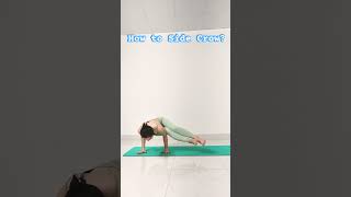 How to Parsva Bakasana or Side Crow yoga yogaposes emmameowyoga armbalance sidecrow shorts [upl. by Levin]