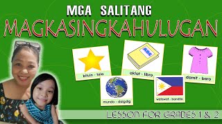 Mga Salitang Magkasingkahulugan  Online Learning  Filipino Lesson [upl. by Bryanty]