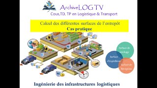 Méthodologie de calcul des surfaces de lentrepôtCas pratique [upl. by Bolen]