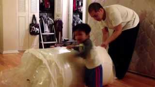 Unboxing our NEW Sleep Innovations Memory Foam Mattress [upl. by Viola]