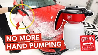 Review Griots Garage Cordless Foamer amp Sprayer  Foaming and Spraying for Auto Detailing [upl. by Eerised8]