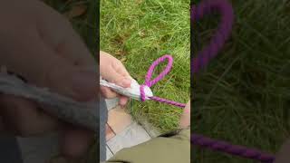 QuickRelease Sheet Bend Knot for Easy Tying and Untying [upl. by Dnomzed437]