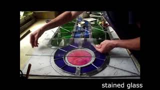 how to make tiffany tutorial stained glass vitrage vitrail vitray [upl. by Lela]