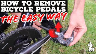 How To Remove Bicycle Pedals  The EASY Way [upl. by Kenzie]