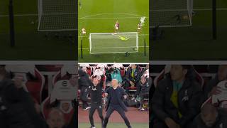 Slot’s Reaction to Salah’s Goal vs Arsenal [upl. by Cindelyn]