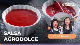 SALSA AGRODOLCE la salsa più conosciuta della cucina cinese direttamente a casa vostra 🍅🌶❤️ [upl. by Nonnerb]